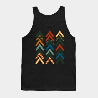 Abstract Shapes Triangle Aesthetic Painting Tank Top